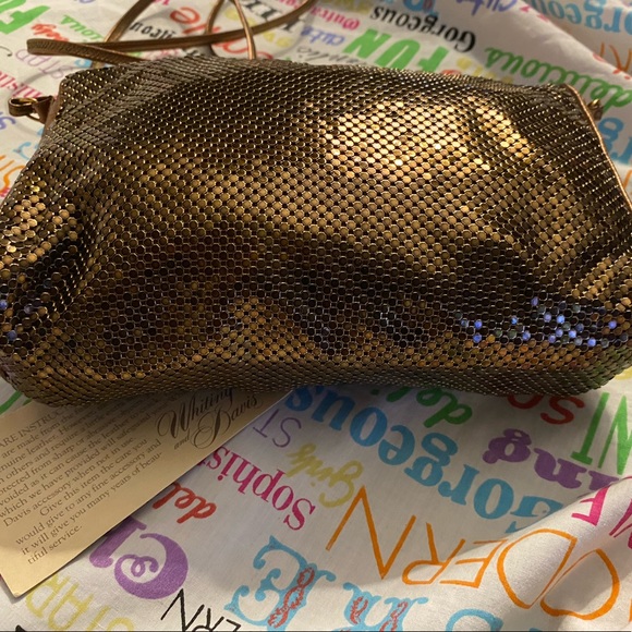 Whiting &davis Brown Mesh crossbody🌟👛 - Picture 2 of 10